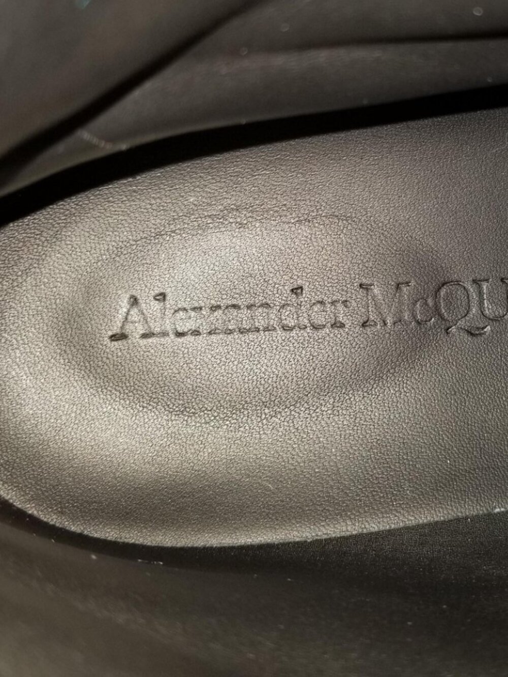 Alexander McQueen Studded Leather Platform Combat Boots size 8.5 - Picture 14 of 16